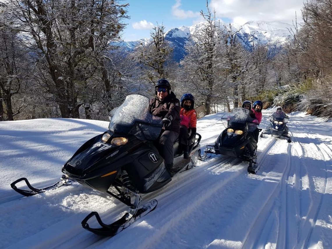 La Cueva - Snowmobile and ATV crossing 2