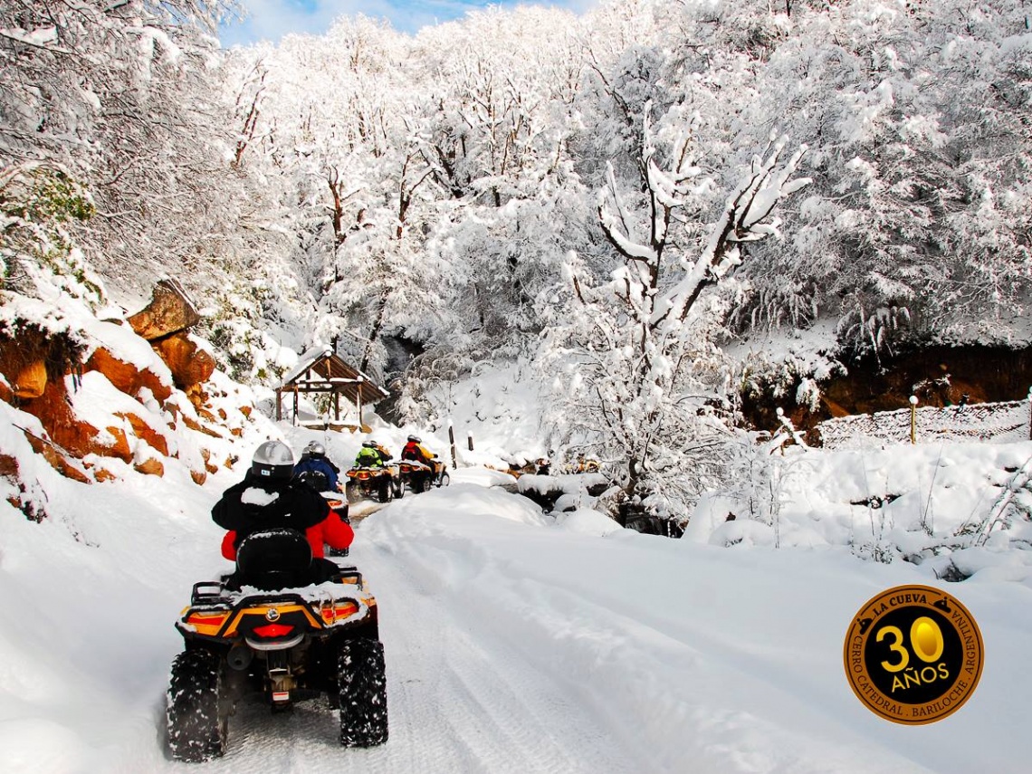 La Cueva - Snowmobile and ATV crossing 3